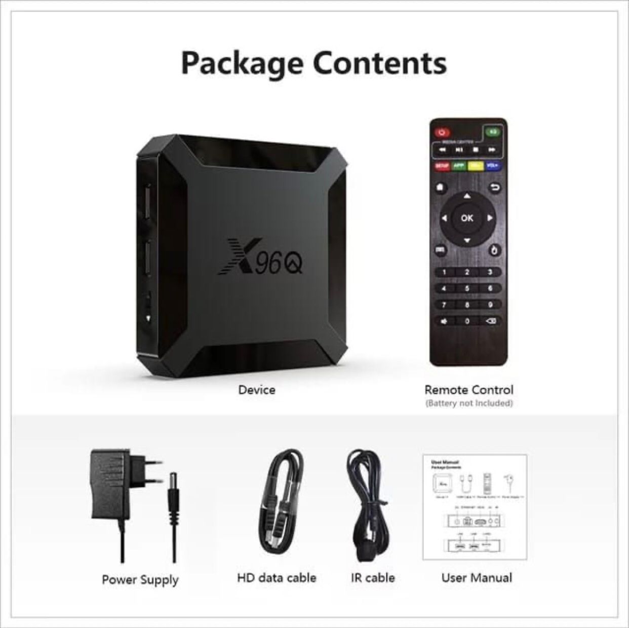 X96Q Original Allwiner H313 2025 New Series | With 1500+ Cable Chanel & Movies