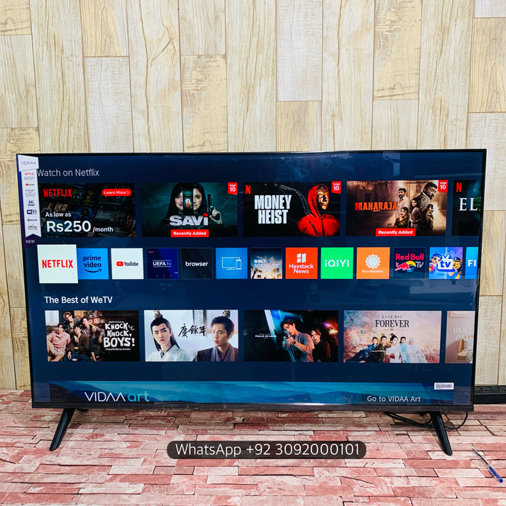 Vidaa Full 50 UHD 4K +Smart Led Tv New Model | Voice Remote Boderless ...
