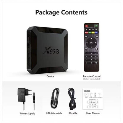 X96Q Original Allwiner H313 2025 New Series | With 1500+ Cable Chanel & Movies