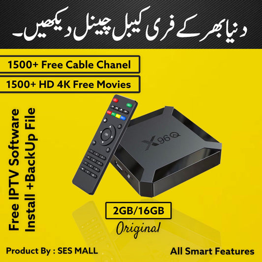 X96Q Original Allwiner H313 2025 New Series | With 1500+ Cable Chanel & Movies