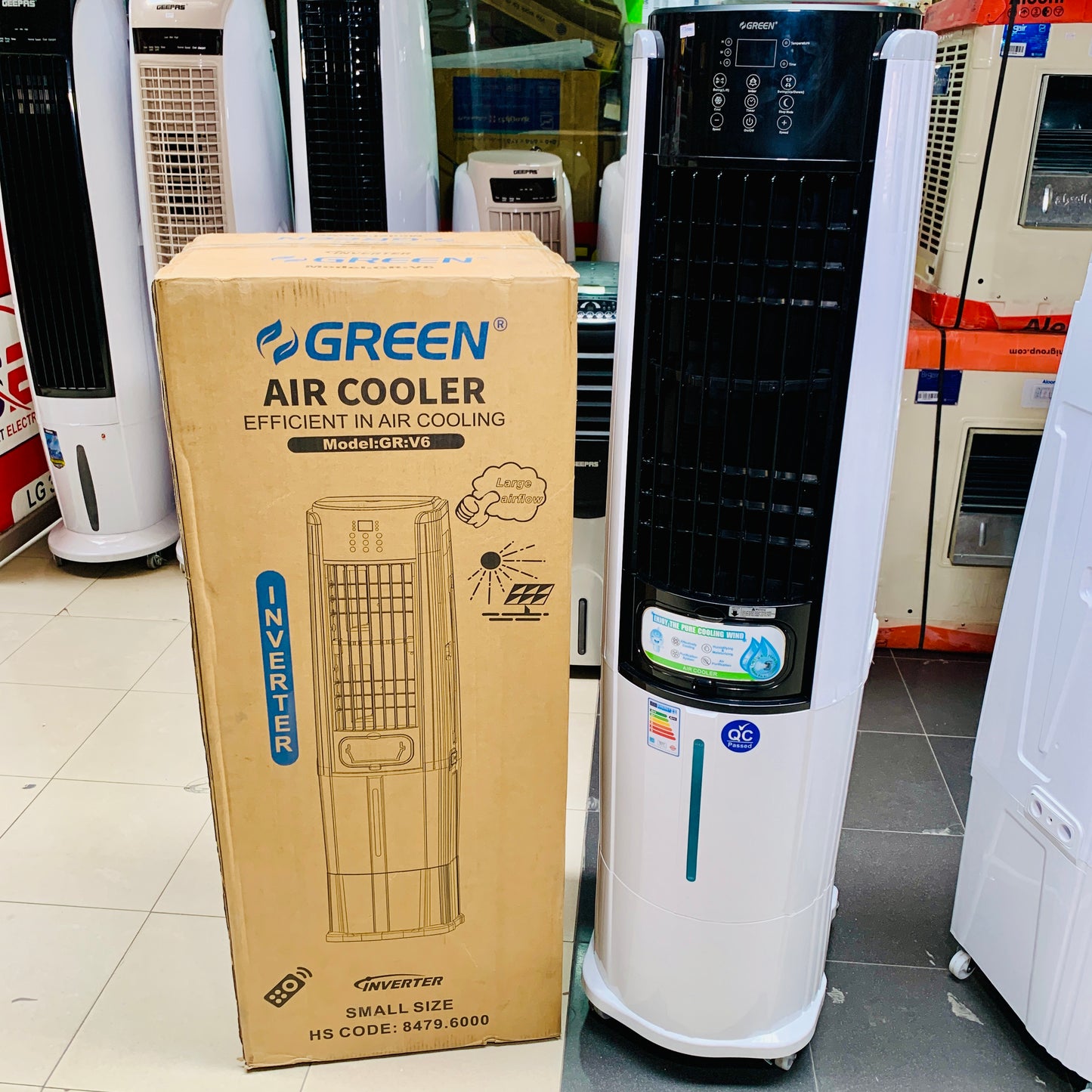 Green Duble Blower Chiller Cooler GR-V6 | Model 2025 | Jumbo | Made in IRAN