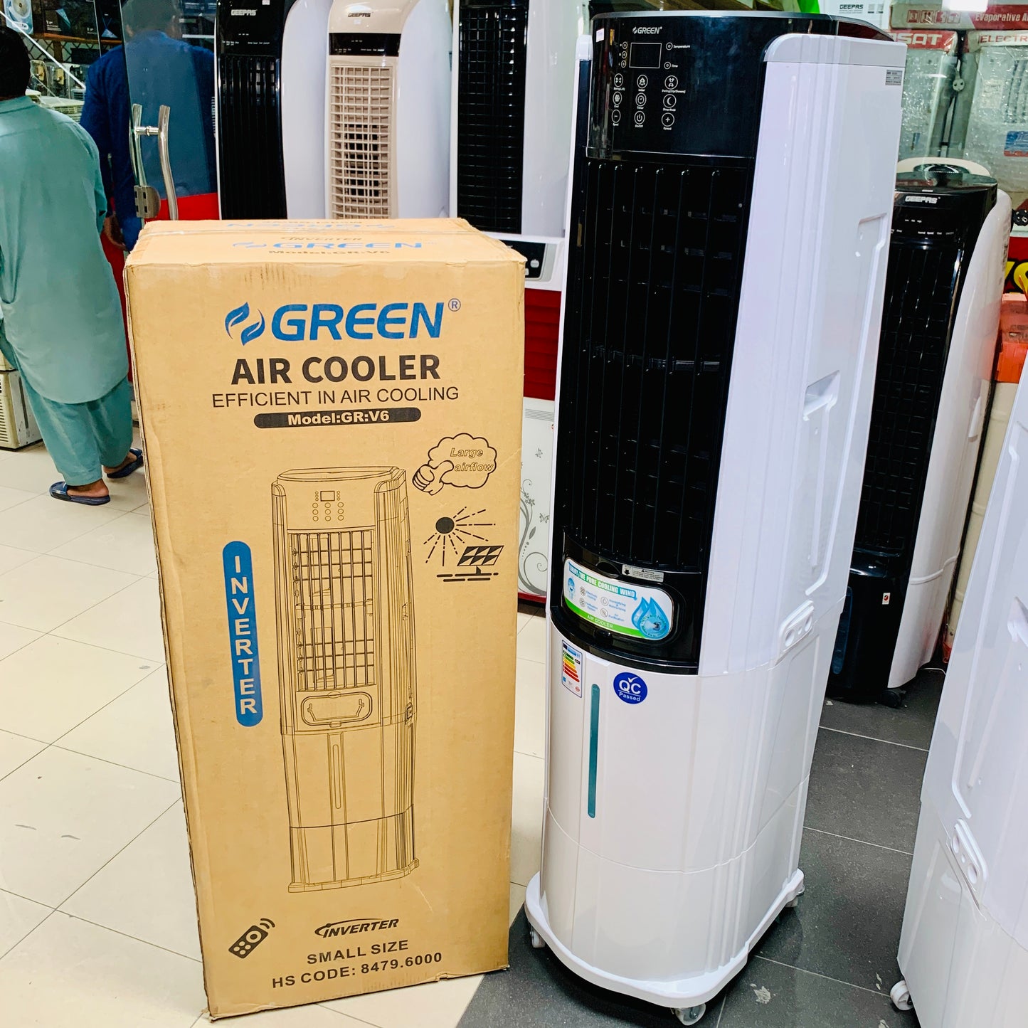 Green Duble Blower Chiller Cooler GR-V6 | Model 2025 | Jumbo | Made in IRAN