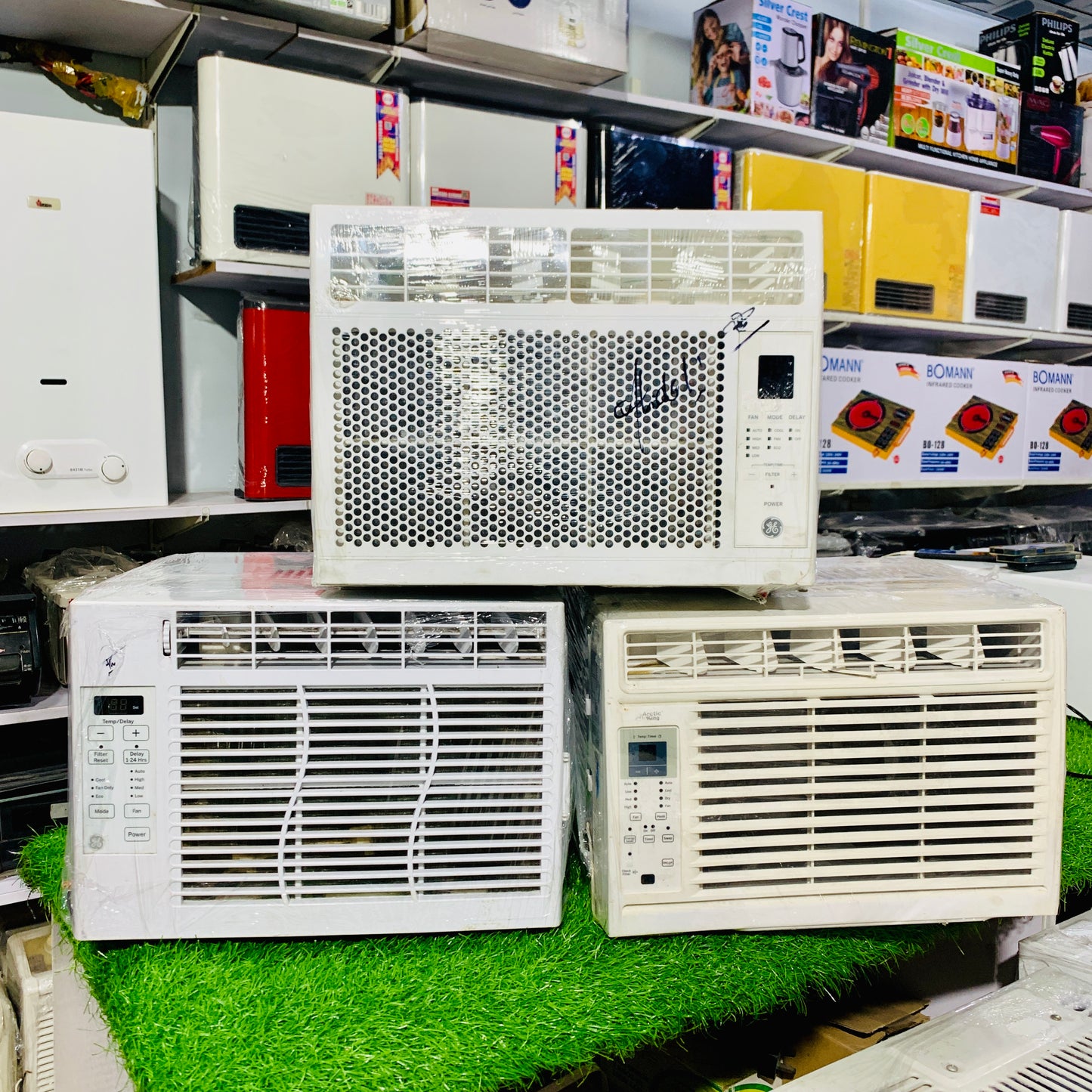 0.5 Ton Imported Window Ac 110V Touch Panel (A Condition 9/10)