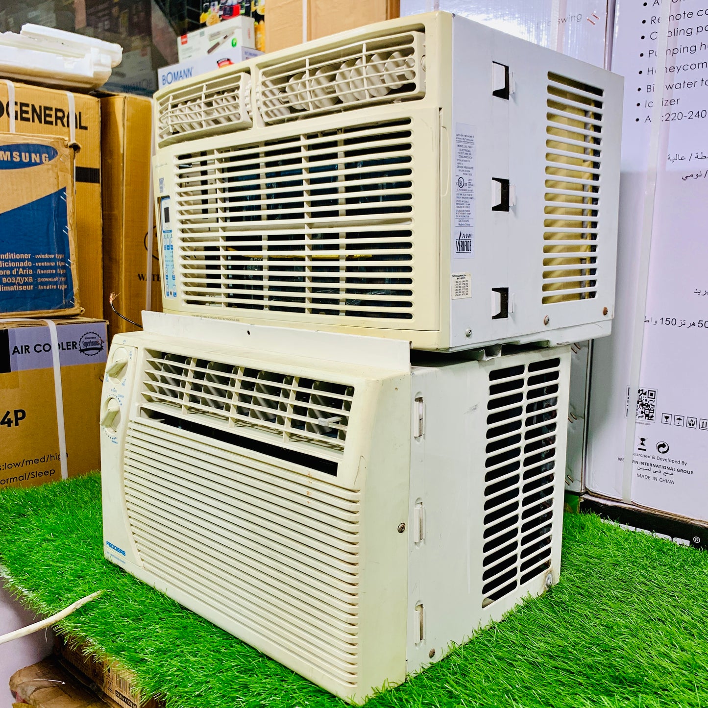 0.75 Ton Imported Window Ac 110V (A Condition 8/10)