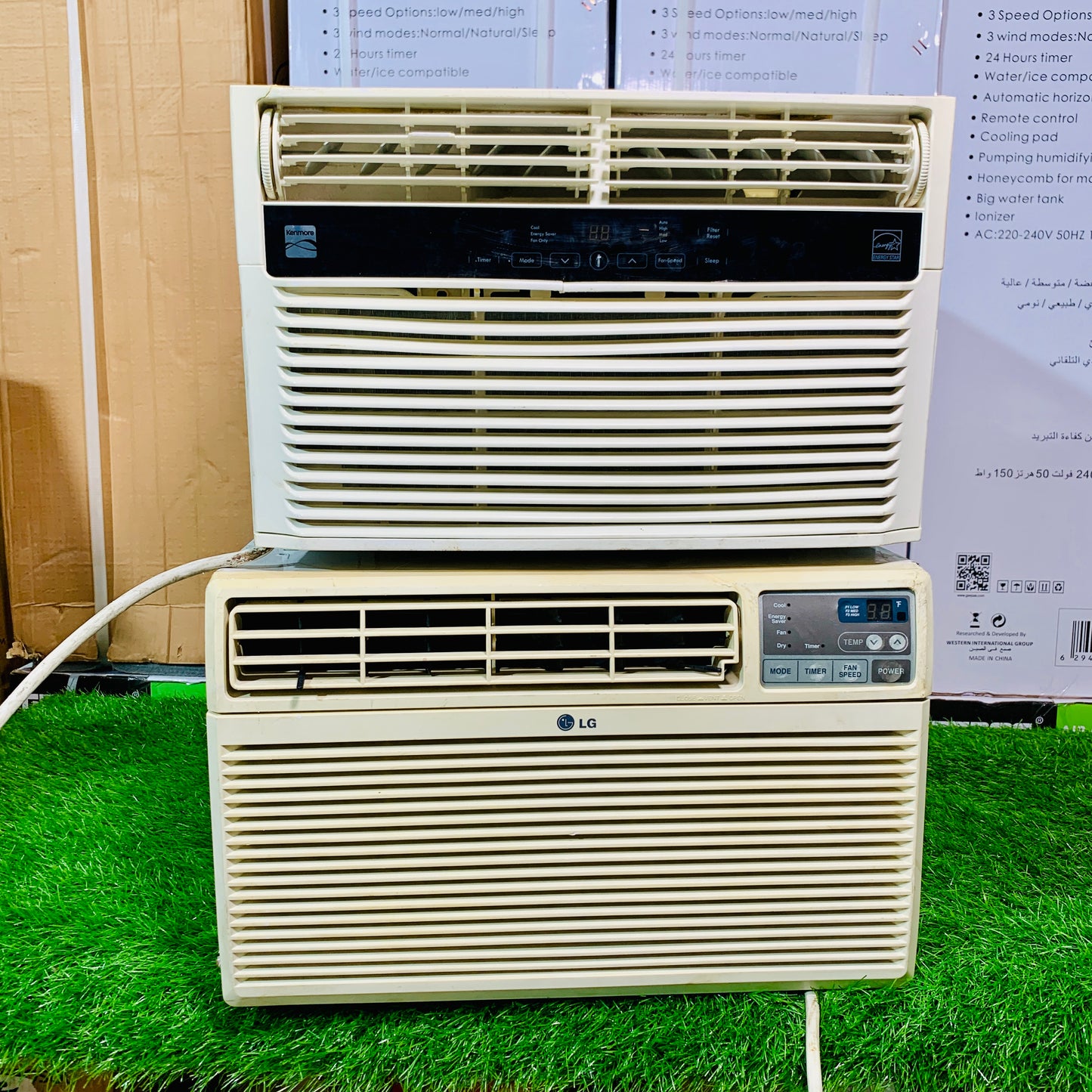 0.75 Ton Imported Window Ac 110V (A Condition 9/10)