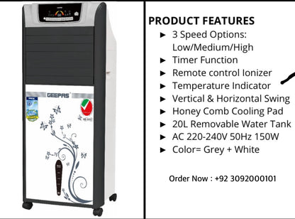 Imported Geepas Chiller Cooler Gac ( 9442 / 9443 / 9444)