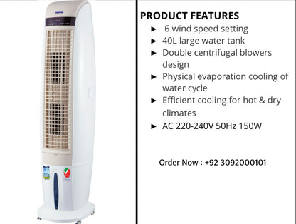 Full Size Imported Geepas Duble Blower Chiller Cooler Gac ( 9449 /9450 /9455 /9456 /9457)